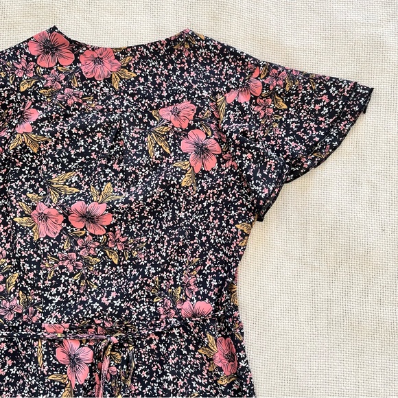 Dotti Floral Wrap Dress Size 8 - Picture 5 of 7